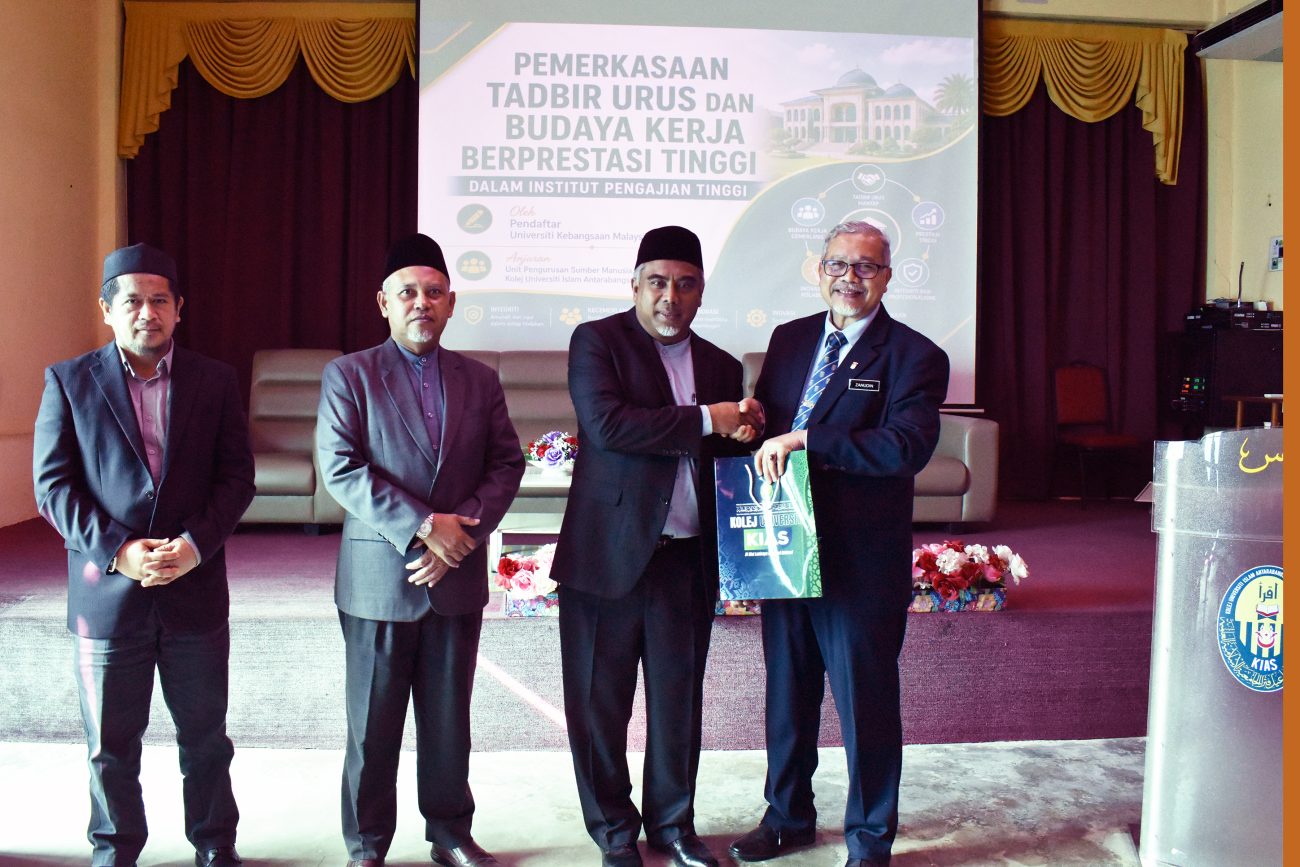 KECEMERLANGAN TADBIR URUS & BUDAYA KERJA BERPRESTASI TINGGI DI KIAS